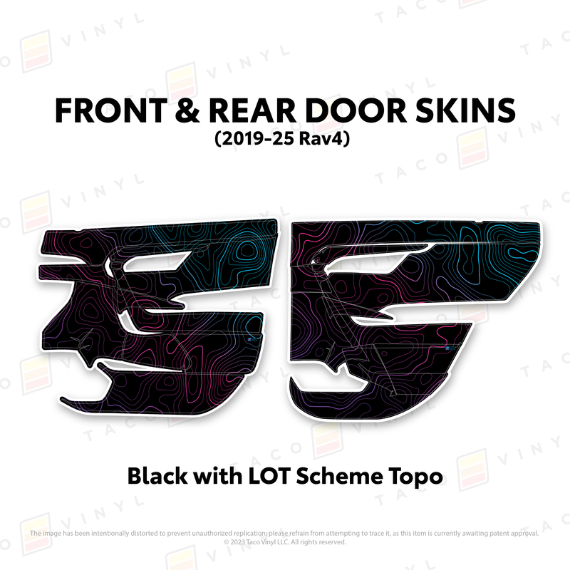 Load image into Gallery viewer, 2019-25 Rav4 Door Skins