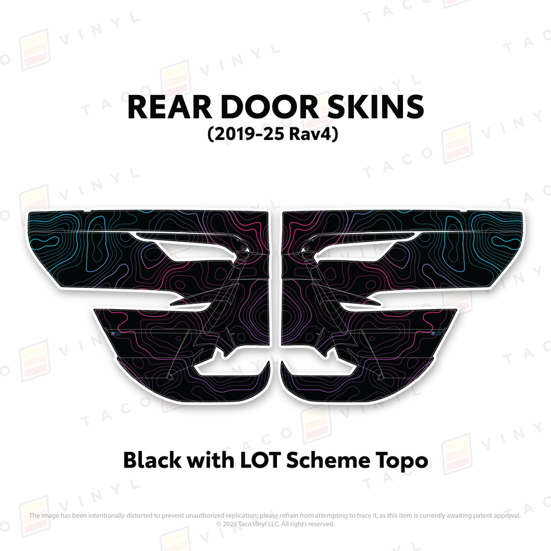 Load image into Gallery viewer, 2019-25 Rav4 Door Skins