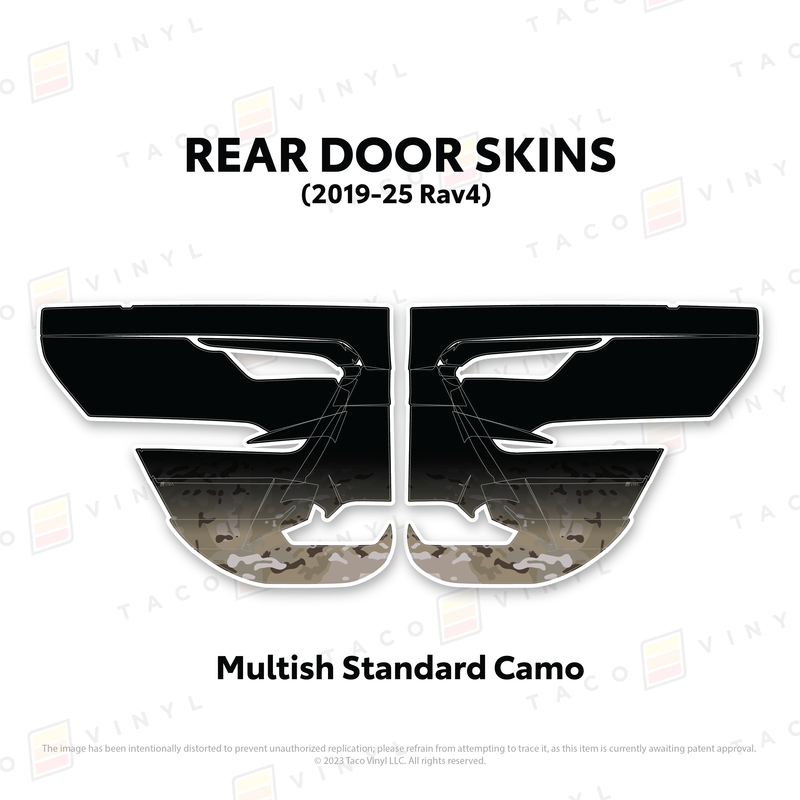 Load image into Gallery viewer, 2019-25 Rav4 Door Skins
