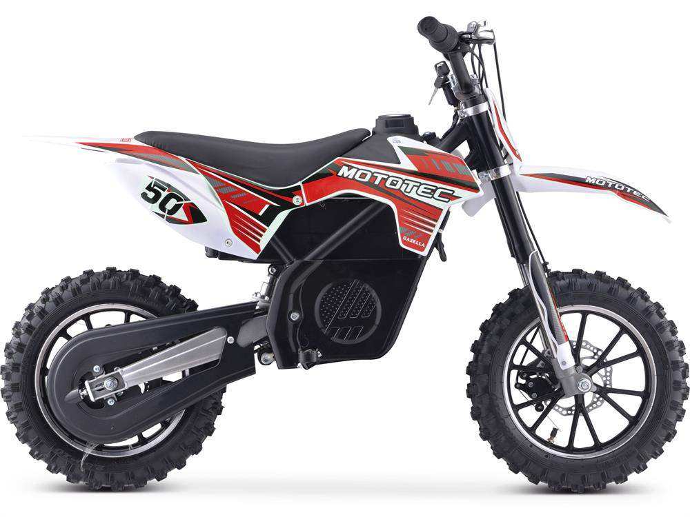 Mototec 24v 500w Gazella Electric Dirt Bike Red - Skoutley Outdoors LLC
