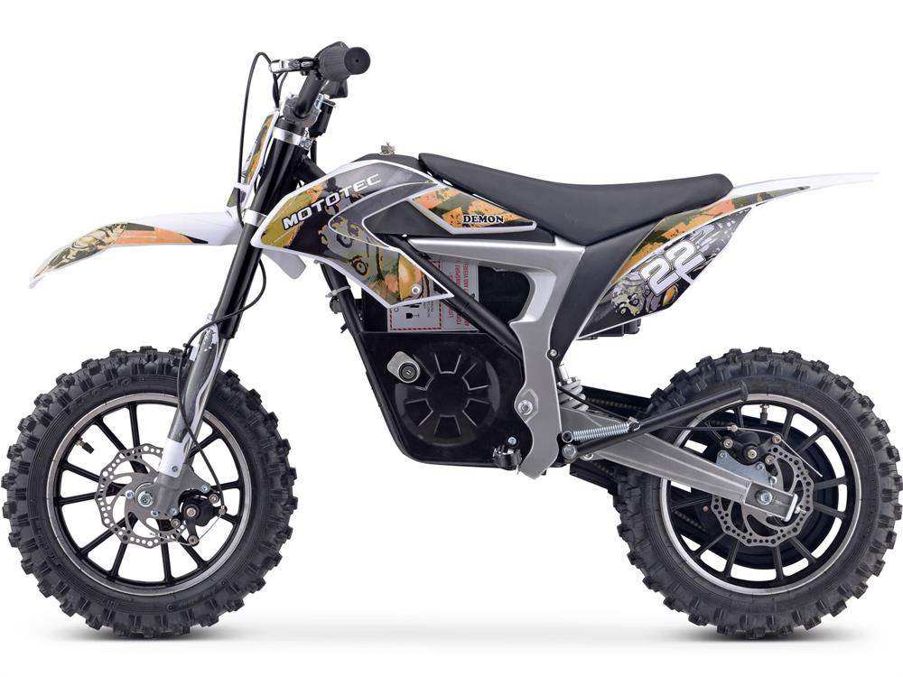 Mototec 36v 500w Demon Electric Dirt Bike Lithium Orange - Skoutley Outdoors LLC
