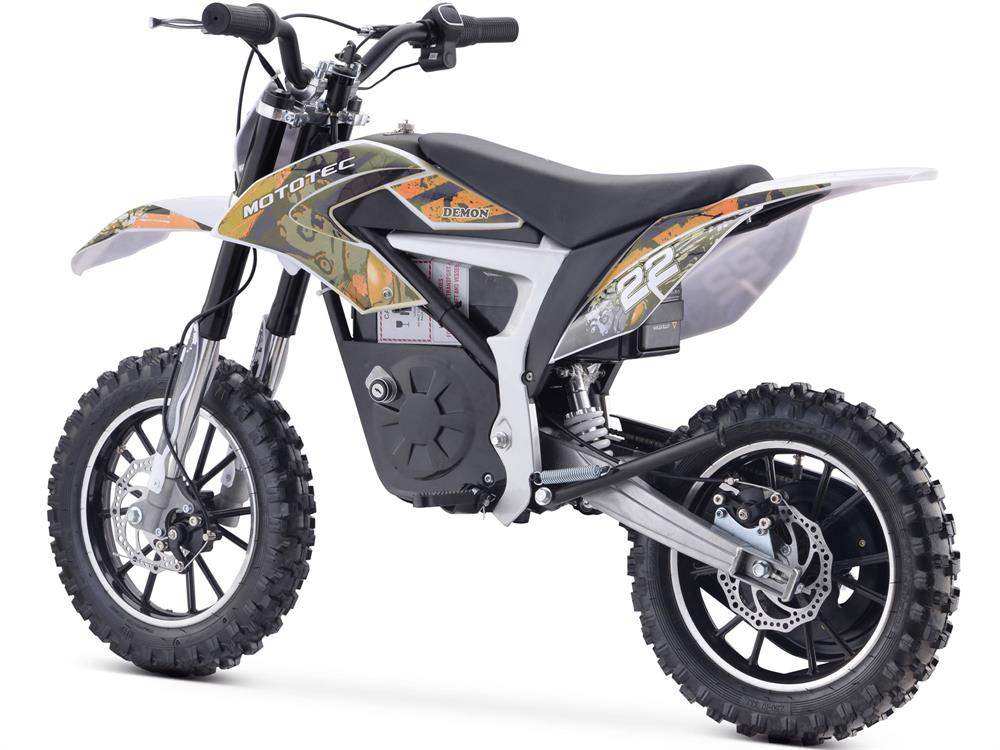 Mototec 36v 500w Demon Electric Dirt Bike Lithium Orange - Skoutley Outdoors LLC