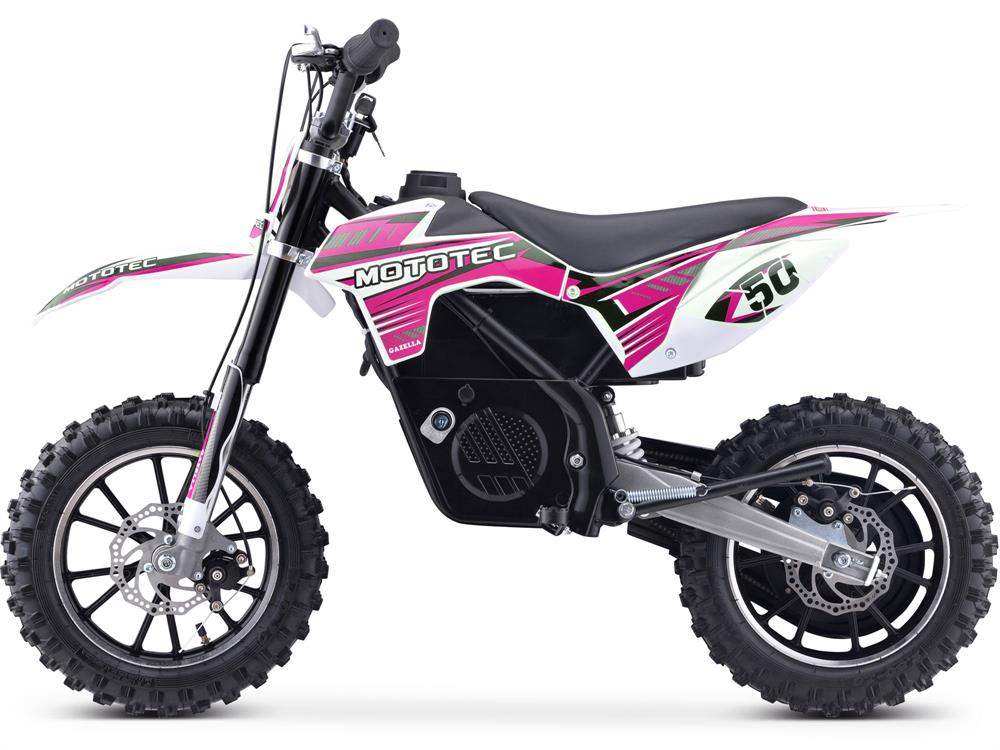 Mototec 24v 500w Gazella Electric Dirt Bike Purple - Skoutley Outdoors LLC