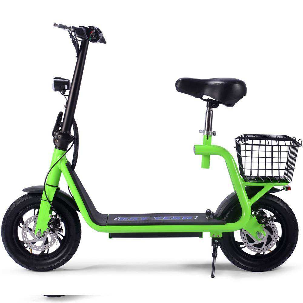 Mototec Metro 36v 500w Lithium Electric Scooter Green - Skoutley Outdoors LLC