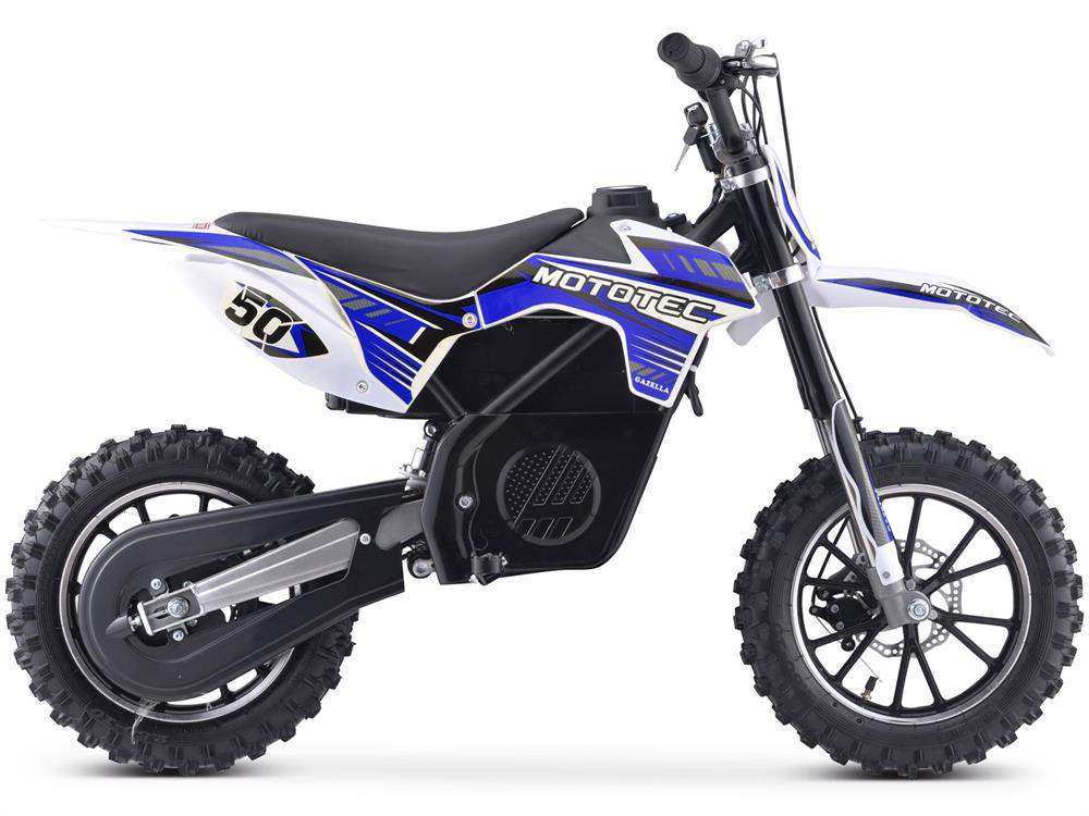 Mototec 24v 500w Gazella Electric Dirt Bike Blue - Skoutley Outdoors LLC