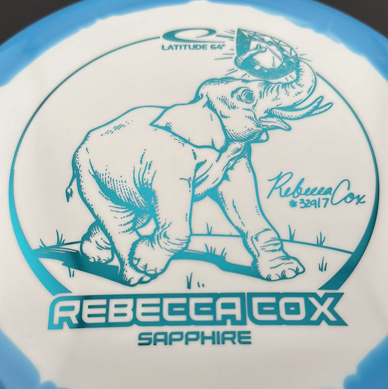 Load image into Gallery viewer, Gold Orbit Sapphire - Rebecca Cox 2024 Tour Series