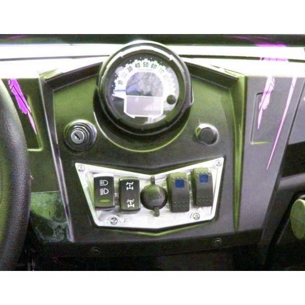 Load image into Gallery viewer, 4 Switch Dash Panel Machined Finish