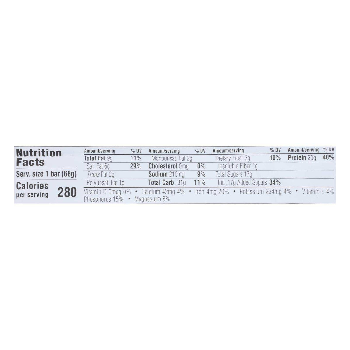 Clif Bar Builder Bar - Chocolate - Case Of 12 - 2.4 Oz - Skoutley Outdoors LLC