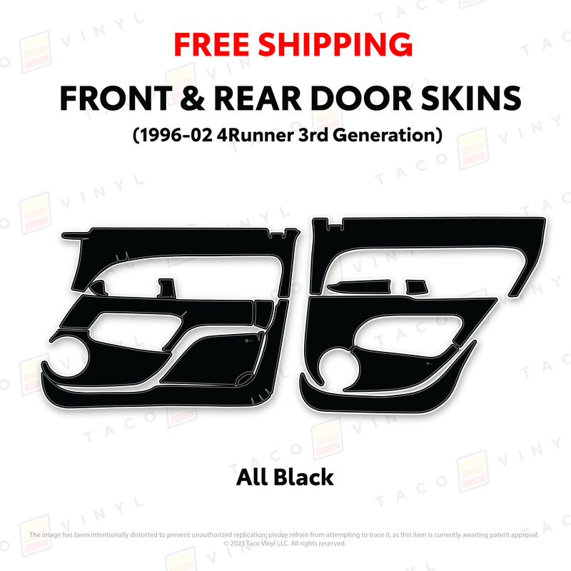 Load image into Gallery viewer, 1996-2002 4Runner Door Skins