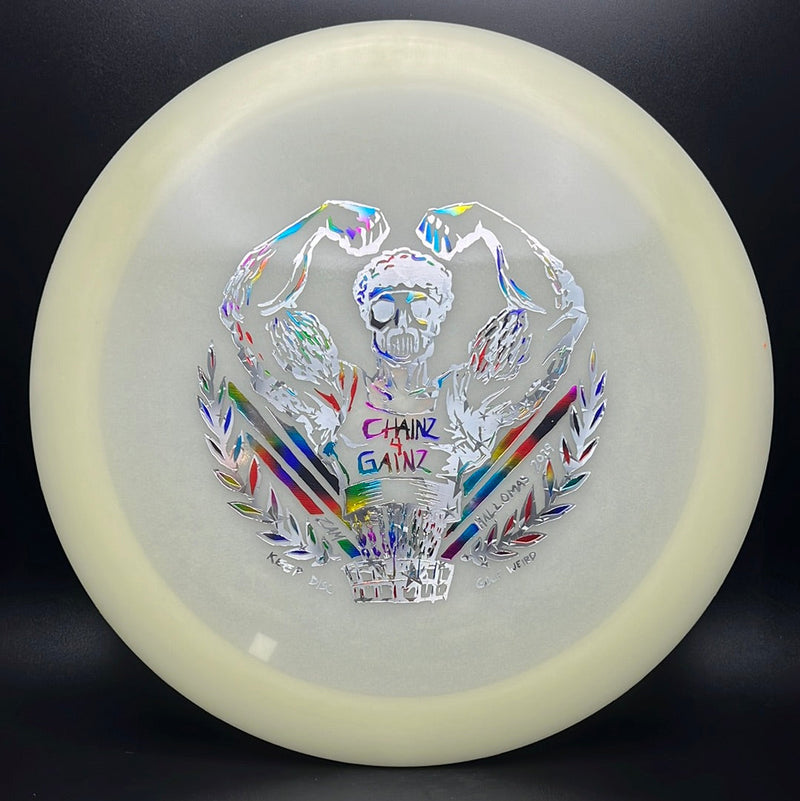 Load image into Gallery viewer, Nocturnal Phoenix - "Chains 4 Gains" by ZAM Keep Disc Golf Weird