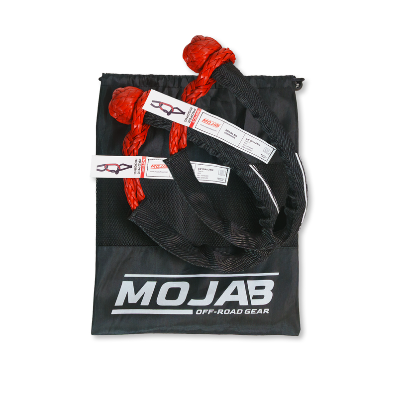 Load image into Gallery viewer, Soft Shackle 3/8'' x 24” with sleeve and bag (Set of 2 Shackles) (Lifetime Warranty)