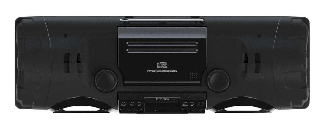 MP3/CD Bass Reflex Boombox & PA System with Bluetooth®