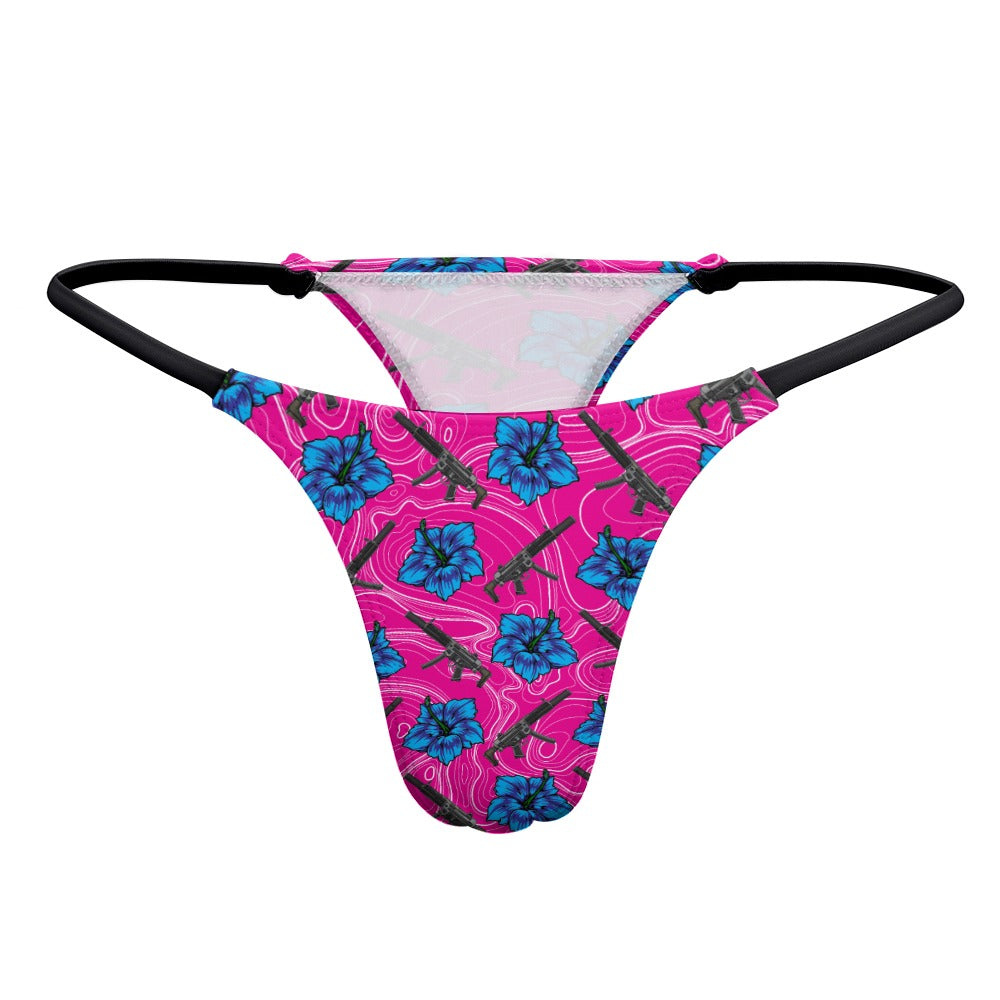 High Capacity Hibiscus Thong