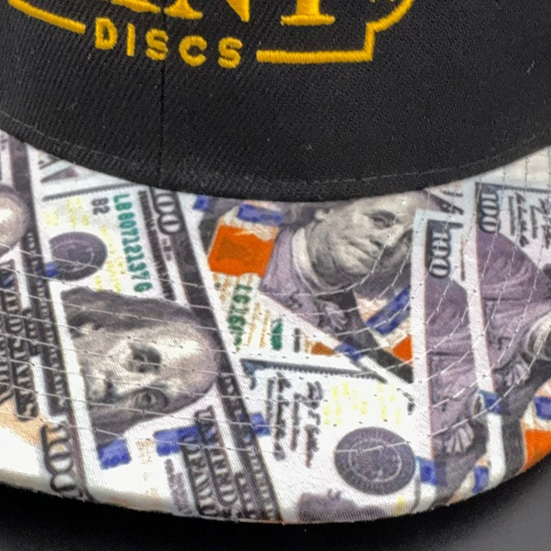 Load image into Gallery viewer, Flat Bill Snapback Hat - Fancy Print - Mint Discs