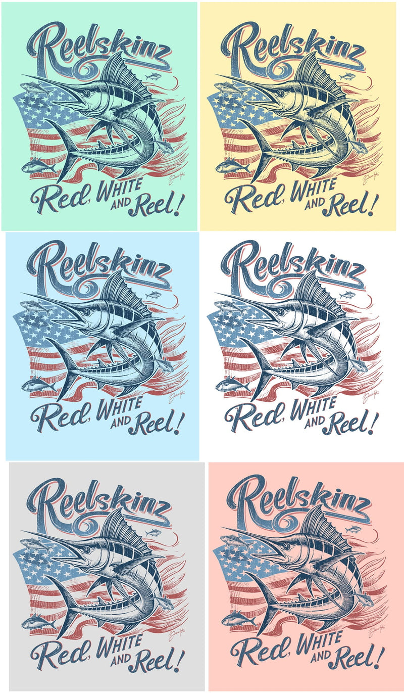 Load image into Gallery viewer, Red White and Reel by Brian Kalt