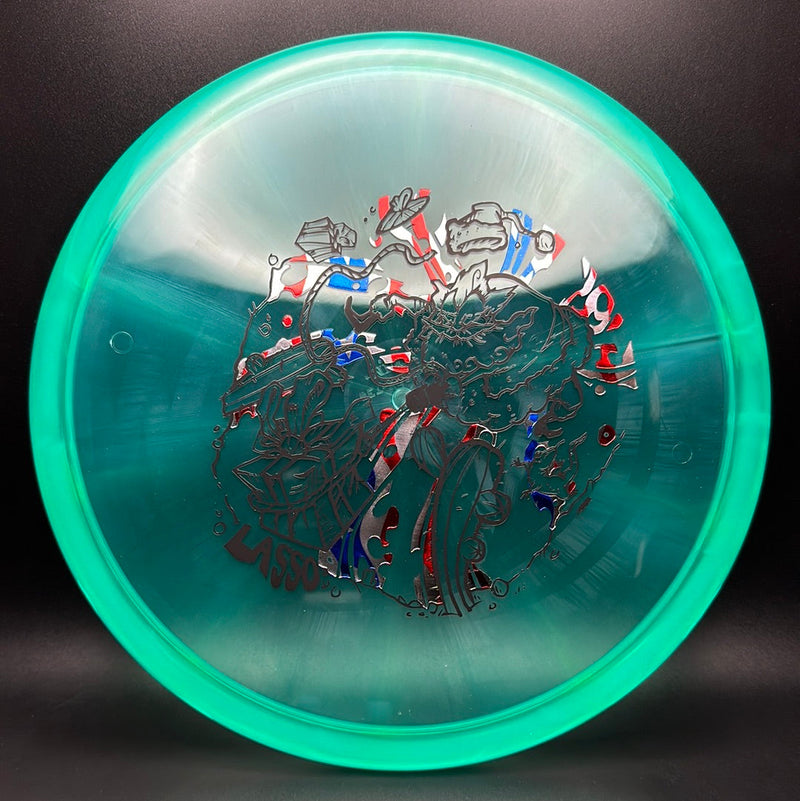 Load image into Gallery viewer, Eternal Lasso - Christmas Stamp by Jef Wind