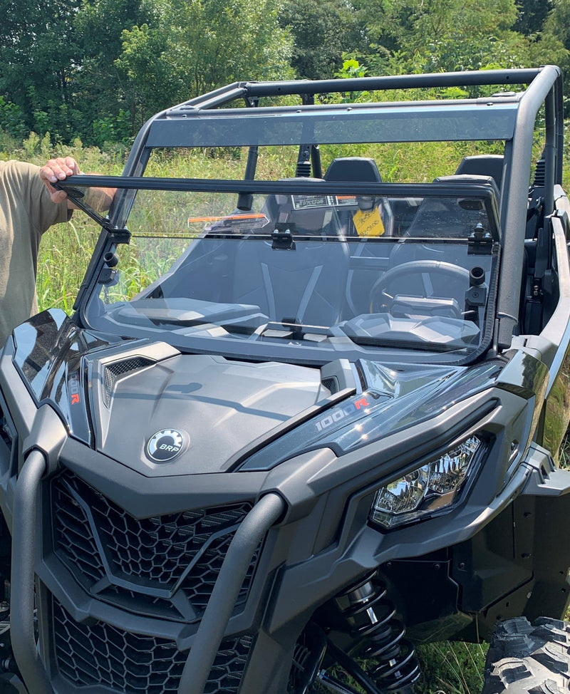 Load image into Gallery viewer, Maverick Trail & Sport Fold Down Windshield (Fits all years & 2021-Up Commander/Commander MAX)