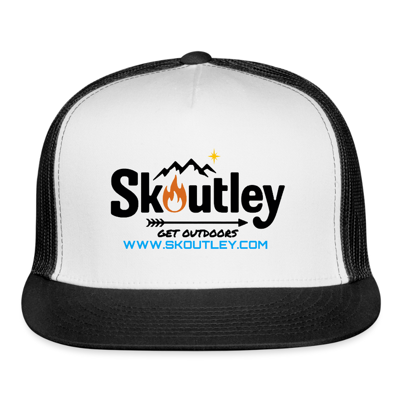 Load image into Gallery viewer, Trucker Hat - white/black