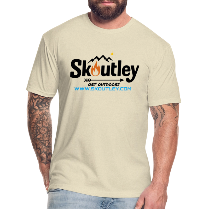 Load image into Gallery viewer, Fitted Cotton/Poly T-Shirt by Next Level - heather cream