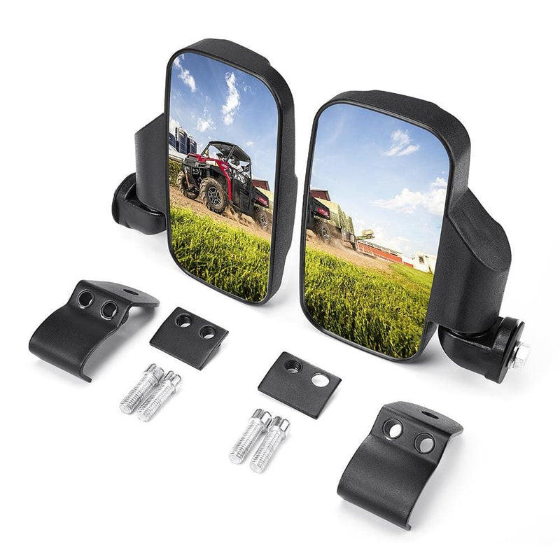 Load image into Gallery viewer, Side Mirrors for Polaris Ranger/ General, Can-Am Trail/ Defender (1 pair)