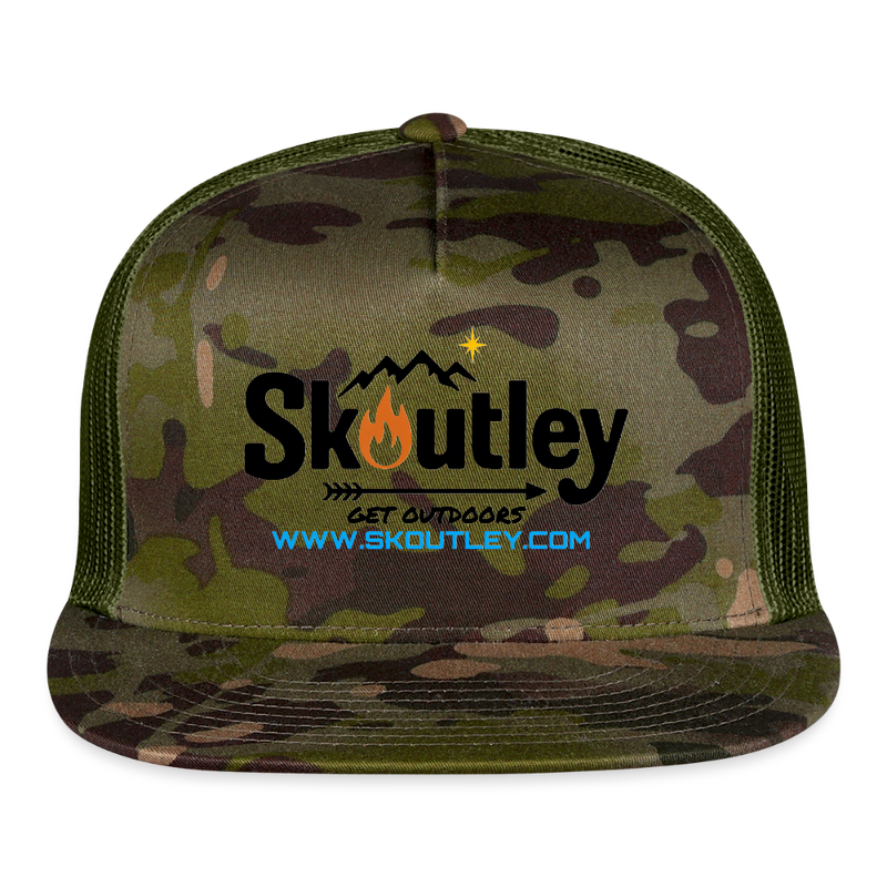 Load image into Gallery viewer, Trucker Hat - MultiCam\green
