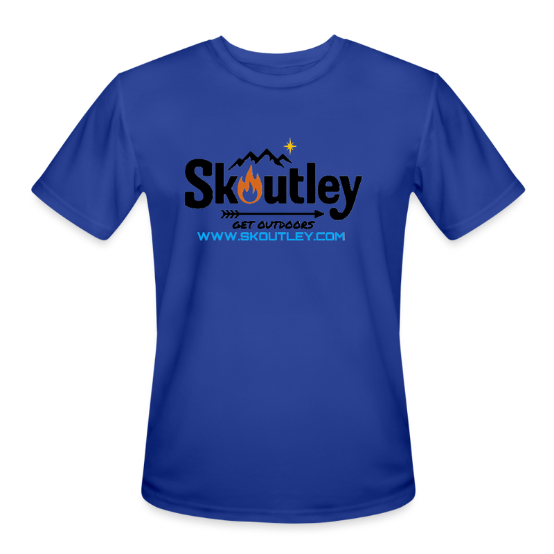 Load image into Gallery viewer, Men’s Moisture Wicking Performance T-Shirt - royal blue