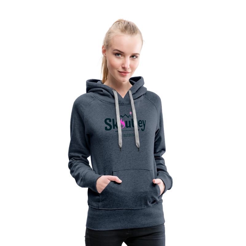 Load image into Gallery viewer, Women’s Premium Hoodie - heather denim