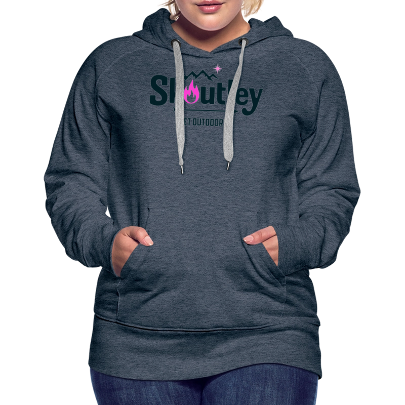 Load image into Gallery viewer, Women’s Premium Hoodie - heather denim