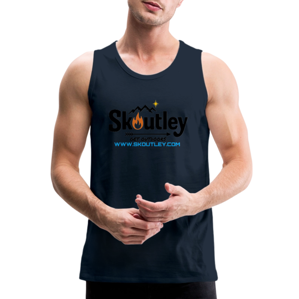 Men’s Premium Tank - deep navy