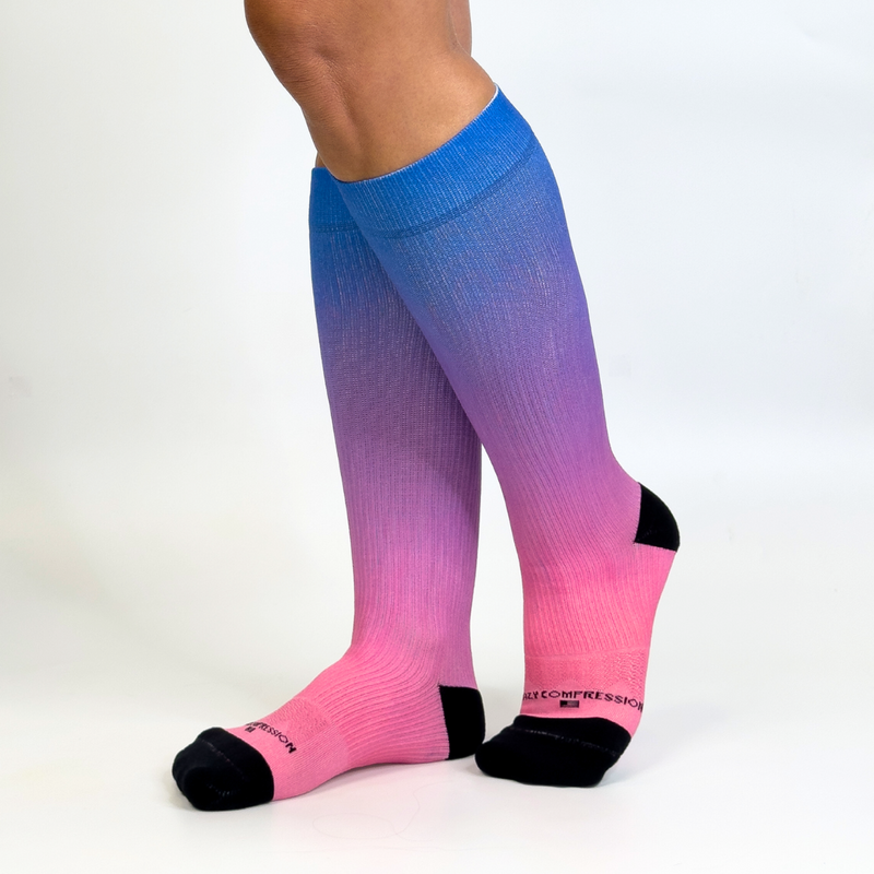 Load image into Gallery viewer, Ombré Blue Pink - (Standard & Extra Wide)