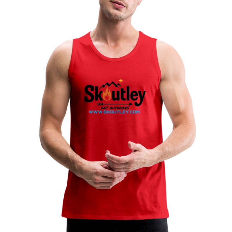 Load image into Gallery viewer, Men’s Premium Tank - red
