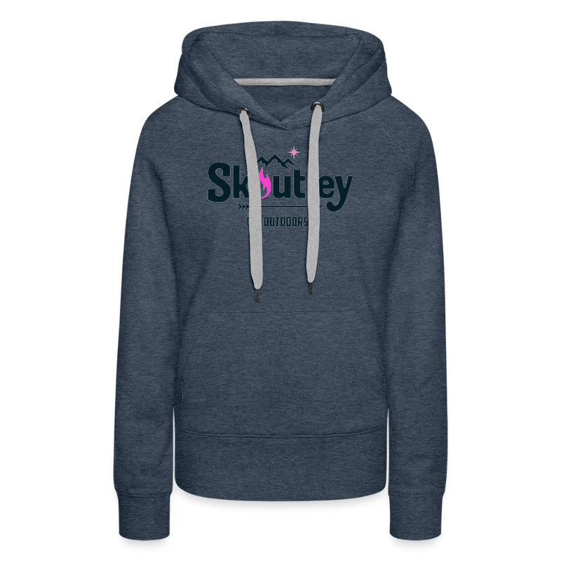 Load image into Gallery viewer, Women’s Premium Hoodie - heather denim