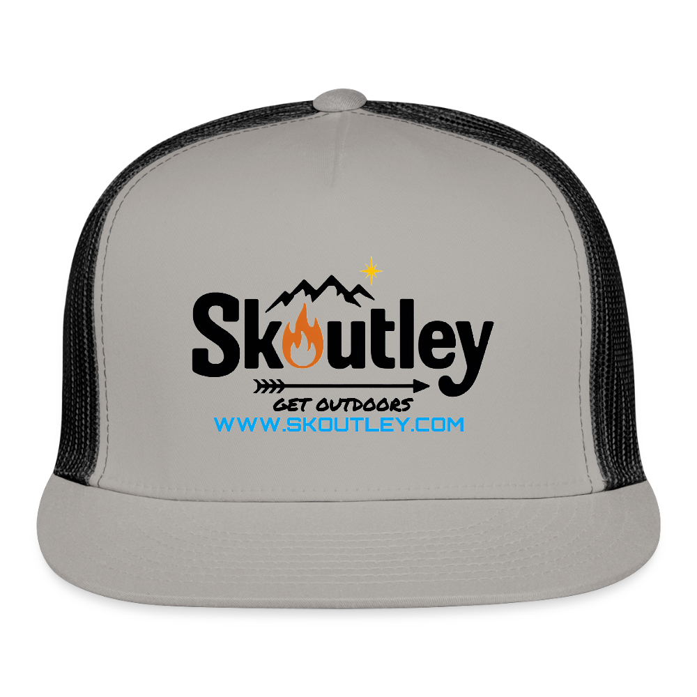 Trucker Hat - gray/black