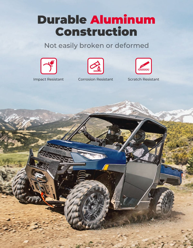 Load image into Gallery viewer, UTV Aluminum Half Door for Ranger XP 1000 2018-2025