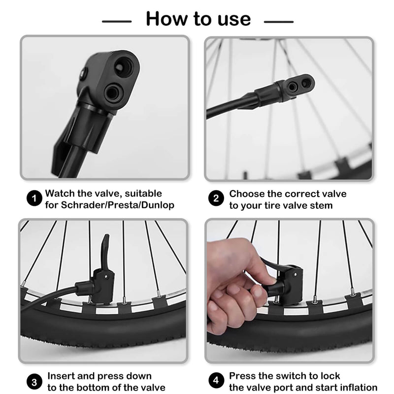 Load image into Gallery viewer, Air-Post Bike Pump