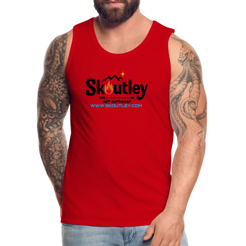 Load image into Gallery viewer, Men’s Premium Tank - red