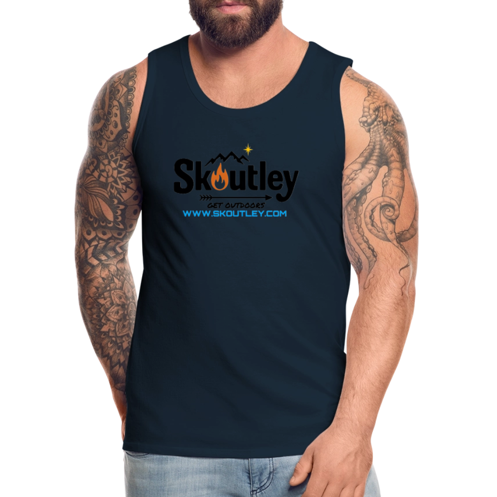 Men’s Premium Tank - deep navy