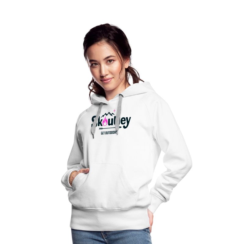 Load image into Gallery viewer, Women’s Premium Hoodie - white
