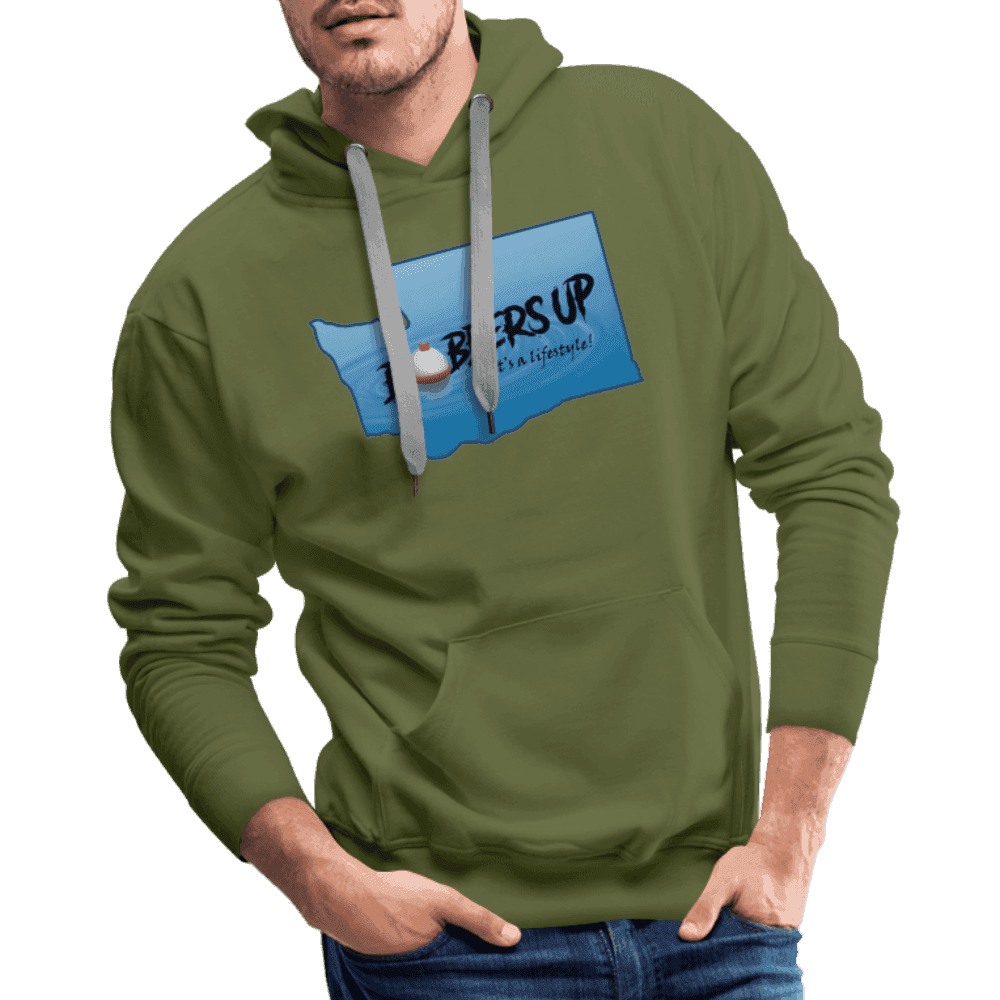 Men’s Premium Hoodie - Bobbers Up - Skoutley Outdoors LLC
