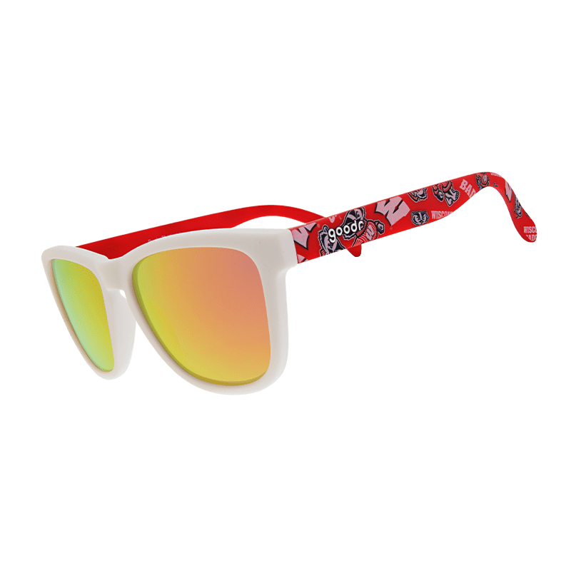 Load image into Gallery viewer, "Bucky Vision" Wisconsin Collegiate OG Polarized Sunglasses