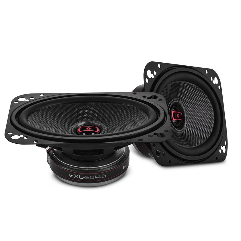 Load image into Gallery viewer, EXL 4x6” 2-Way Coaxial Speaker with Fiber Glass Cone | 60W RMS 3-Ohm