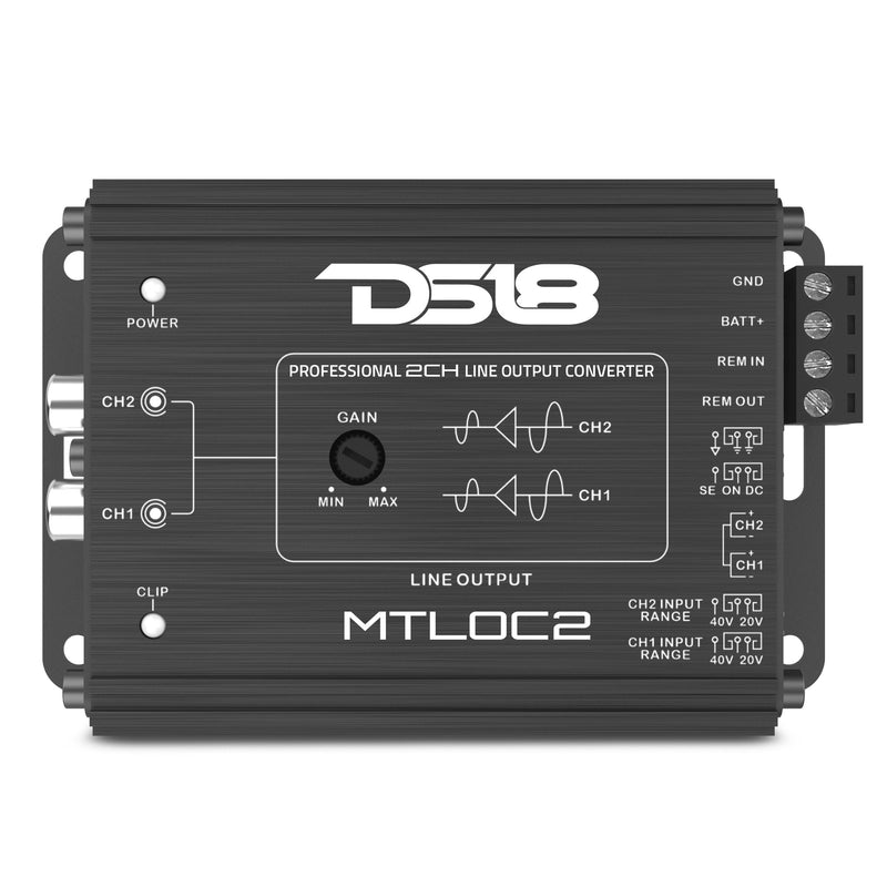 Load image into Gallery viewer, 2-Channel High-to-Low Level Line Output Converter with Remote Turn-On