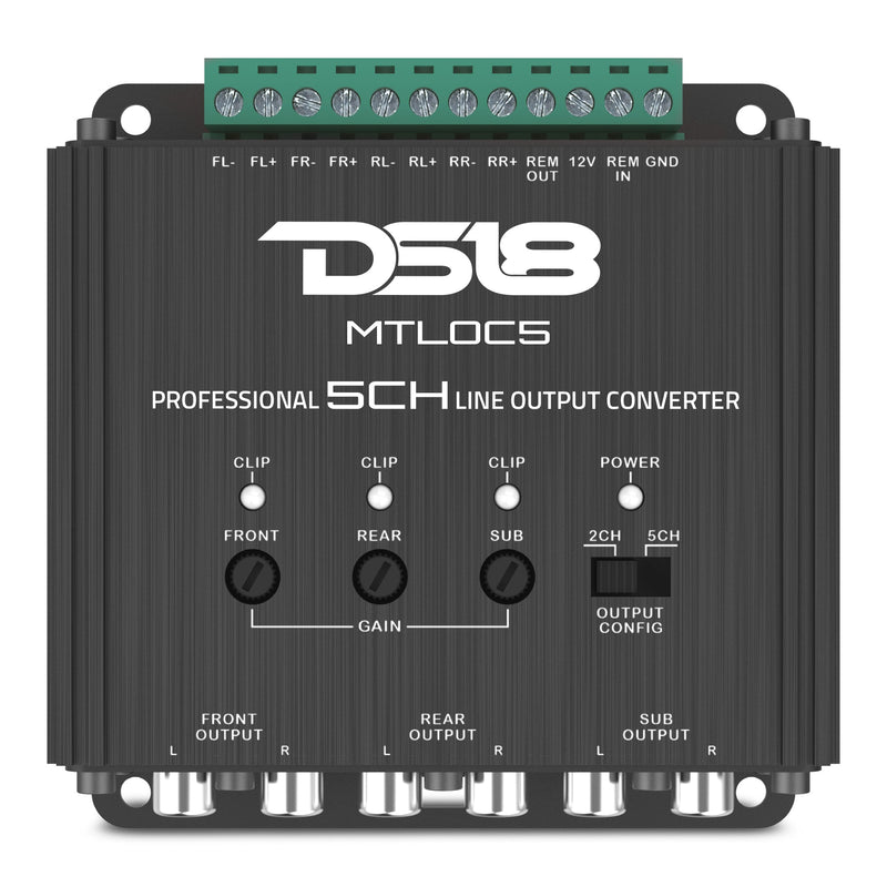 Load image into Gallery viewer, 5-Channel High-to-Low Level Line Output Converter with Remote Turn-On