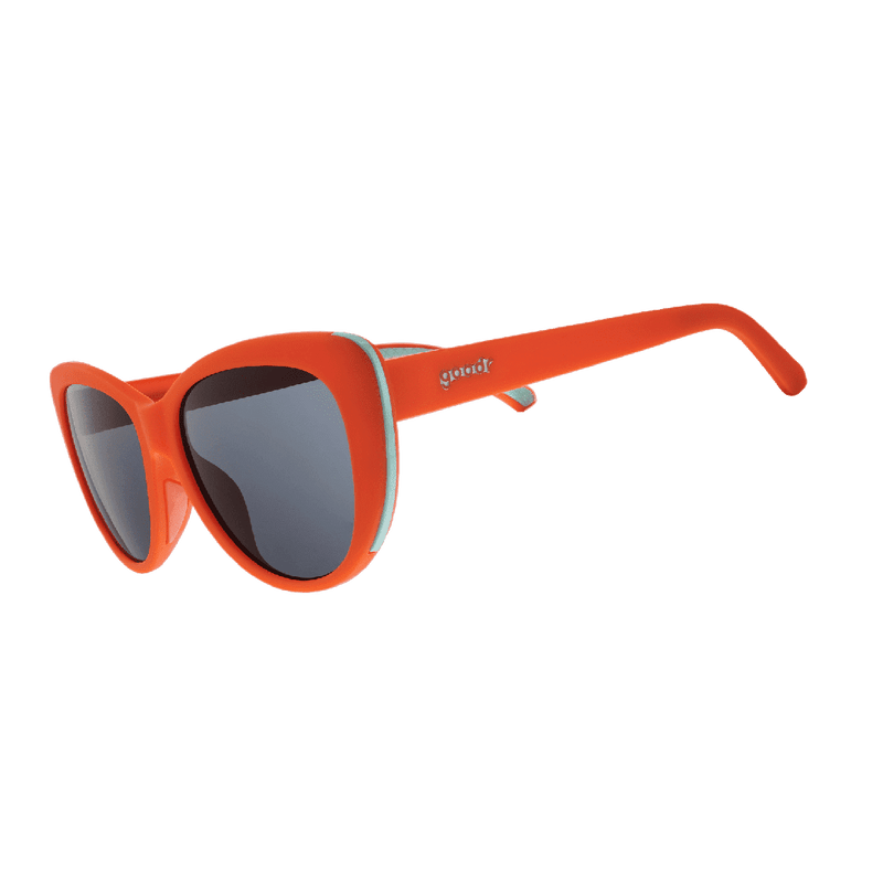 Load image into Gallery viewer, "Ties Cherry Stem With Tongue" Orange Glam G Polarized Sunglasses