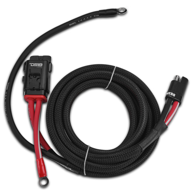 Load image into Gallery viewer, UTV 6-Gauge Power Harness Kit – 8ft Power & Ground Cables with Water-Resistant Fuse Holder for 2-Door UTVs