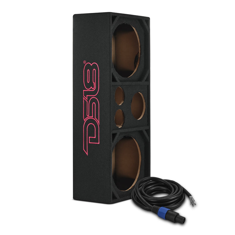 Load image into Gallery viewer, Dual 12” + Dual 4” Tweeter + 2” Driver Ported Voceteo Empty Enclosure | Speakon-Ready