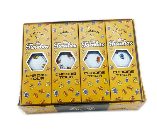 Callaway Chrome Tour Golf Balls Turnbox Snacks Limited Edition