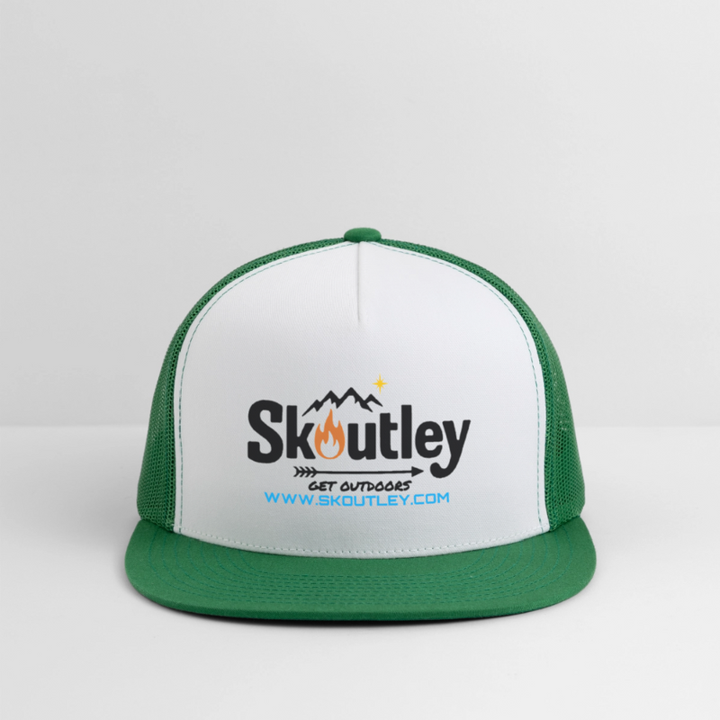 Load image into Gallery viewer, Trucker Hat - white/kelly green