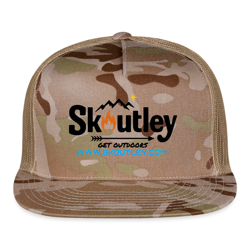 Load image into Gallery viewer, Trucker Hat - MultiCam\tan