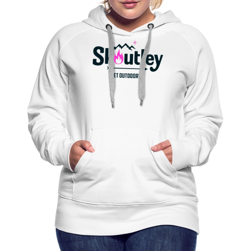 Load image into Gallery viewer, Women’s Premium Hoodie - white